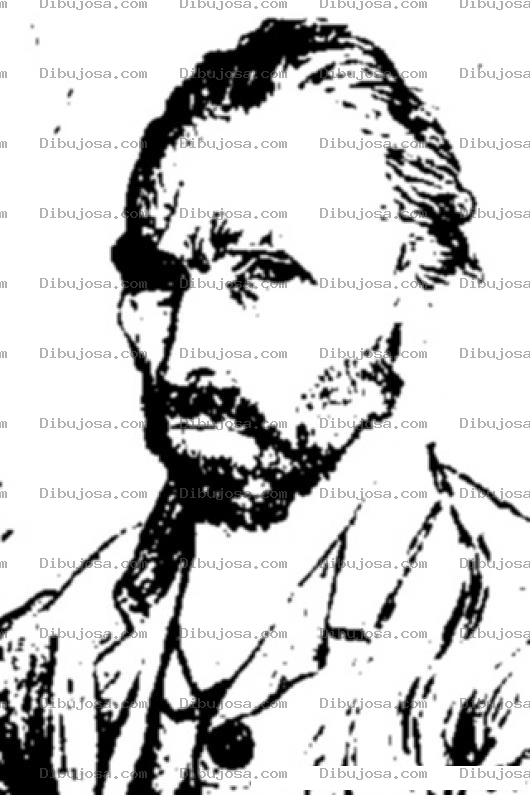 Dibujo para colorear Dibujo De Van Gogh Para Colorear Y Pintar