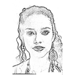 Dibujo para colorear Alicia Keys Coloring Page