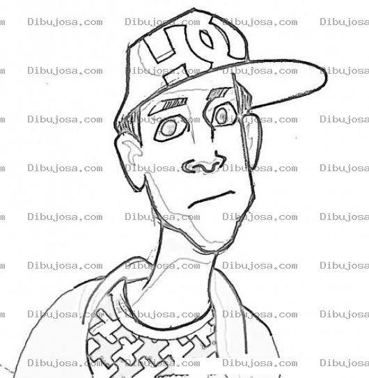 Dibujo para colorear Rob Dyrdek Coloring Page Para Pintar Y Colorear