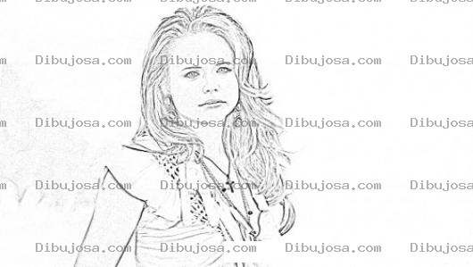 Dibujo para colorear Miranda Lambert Coloring Page Para Imprimir Y Colorear