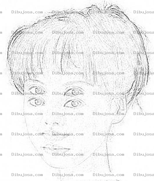 Dibujo para colorear China Con 4 Ojos Para Colorear