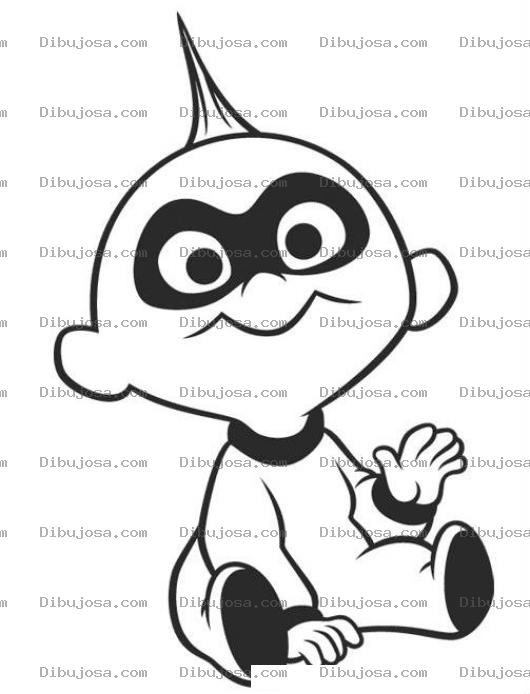 Dibujo para colorear Dibujo De Bebe Increible Para Colorear Y Pintar