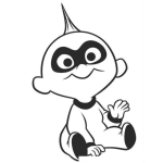 Dibujo para colorear Dibujo De Bebe Increible Para Colorear Y Pintar