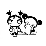 Dibujo para colorear Colorear a Pucca