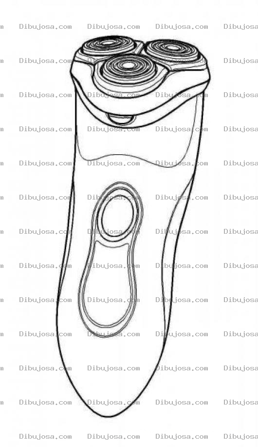Dibujo para colorear Colorear Maquina De Afeitar Electrica
