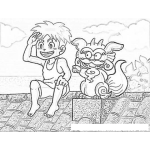 Dibujo para colorear Seesaa Coloring Page Para Pintar Y Colorear