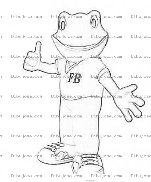 Dibujo para colorear Colorear Ranita Batres De Farmacias Batres De Guatemala