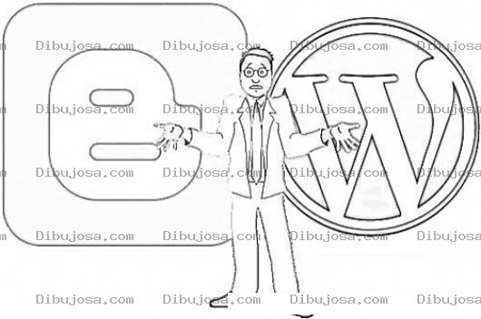 Dibujo para colorear Blogspot Wordpress Coloring Page Para Pintar Y Colorear Comparacion