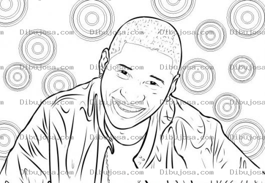 Dibujo para colorear Usher Coloring Page Para Pintar Y Colorear
