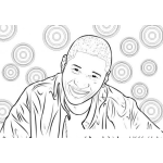 Dibujo para colorear Usher Coloring Page Para Pintar Y Colorear