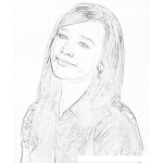 Dibujo para colorear Rashida Jones Coloring Page Para Pintar Y Colorear