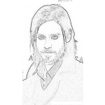 Dibujo para colorear Jared Leto Coloring Page Para Pintar Y Colorear