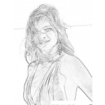 Dibujo para colorear Maria Kirilenko Coloring Page Para Pintar Y Colorear