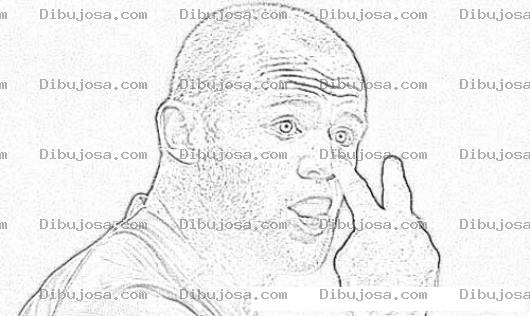 Dibujo para colorear Wayne Rooney Coloring Page Para Pintar Y Colorear