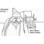 Dibujo para colorear Ice Road Truckers Coloring Page Para Colorear Y Pintar