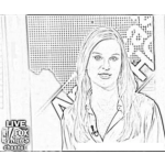 Dibujo para colorear Juliet Huddy Coloring Page Para Pintar Y Colorear