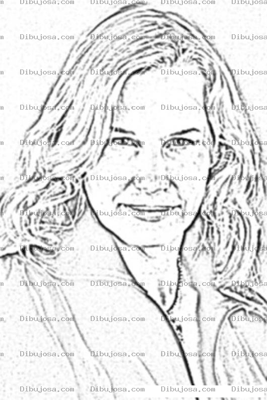 Dibujo para colorear Daryl Hannah Coloring Page Para Pintar Y Colorear