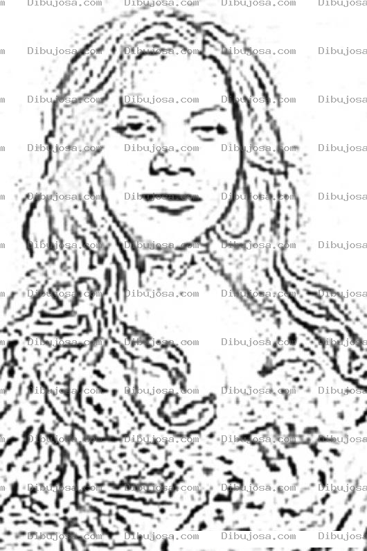 Dibujo para colorear Queen Latifah Coloring Page Para Pintar Y Colorear