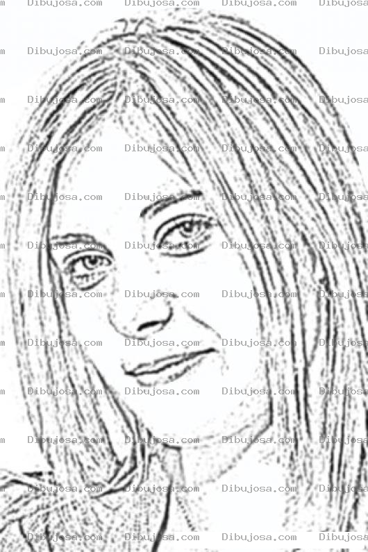 Dibujo para colorear Maria Sharapova Coloring Page Jugadora De Tennis Para Pintar Y Colorear