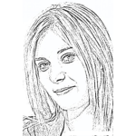 Dibujo para colorear Maria Sharapova Coloring Page Jugadora De Tennis Para Pintar Y Colorear