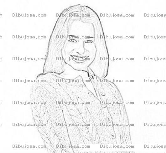 Dibujo para colorear Lea Michele Coloring Page Para Pintar Y Colorear