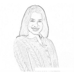 Dibujo para colorear Lea Michele Coloring Page Para Pintar Y Colorear