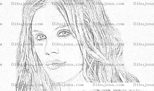 Dibujo para colorear Elin Nordegren Coloring Page Para Pintar Y Colorear