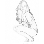 Dibujo para colorear Tamara Ecclestone Coloring Page Para Pintar Y Colorear