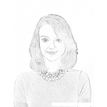 Dibujo para colorear Jayma Mays Coloring Page Para Pintar Y Colorear