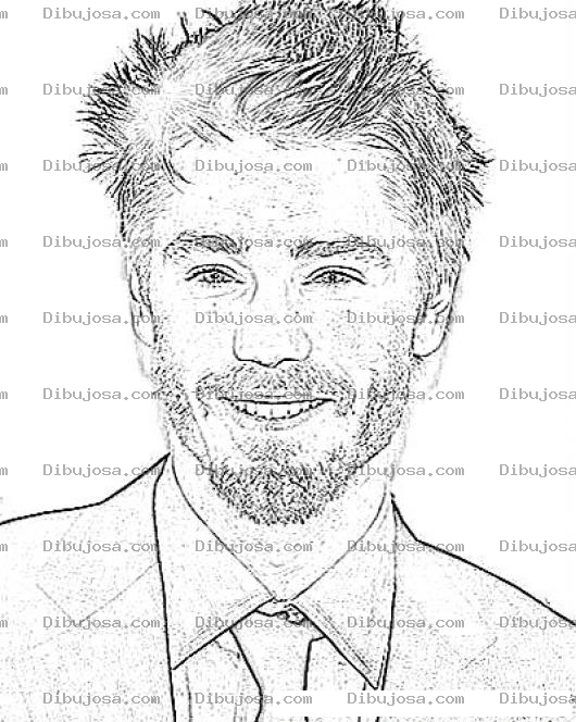 Dibujo para colorear Chad Michael Murray Coloring Page Para Pintar Y Colorear