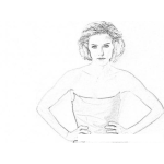 Dibujo para colorear Tea Leoni Coloring Page Para Pintar Y Colorear