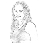 Dibujo para colorear Rachel Blanchard Canadian Actress Coloring Page Para Pintar Y Colorear