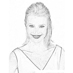 Dibujo para colorear Gwyneth Paltrow Coloring Page Para Pintar Y Colorear