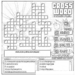 Dibujo para colorear Free Crossword Puzzles Online Coloring Page Para Pintar Y Colorear