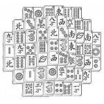 Dibujo para colorear Free Mahjong Game Online Coloring Page Para Colorear E Imprimir