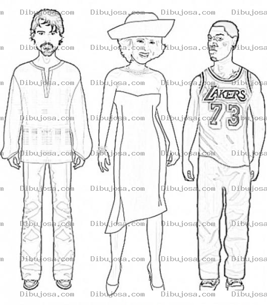 Dibujo para colorear Dress Up Games Online Coloring Page Para Imprimir Y Colorear