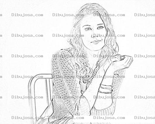 Dibujo para colorear Sarah Lancaster Coloring Page Dibujo Para Colorear