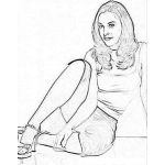 Dibujo para colorear Lindsay Sloane Coloring Page Para Colorear E Imprimir