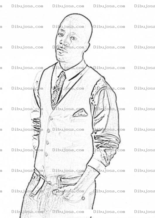 Dibujo para colorear Iyaz Coloring Page Para Pintar Y Colorear