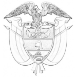 Dibujo para colorear Escudo De Colombia Para Colorear Pintar E Imprimir