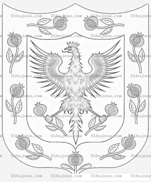 Dibujo para colorear Escudo De Bogota Para Colorear Pintar E Imprimir