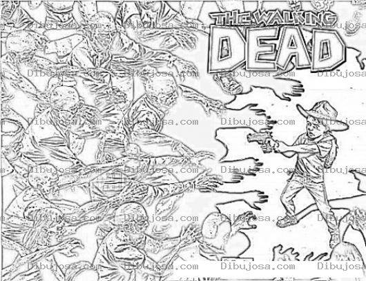 Dibujo para colorear The Walking Dead Season 2 Coloring Page