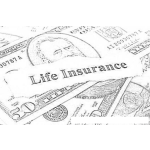 Dibujo para colorear Life Insurance Coloring Page Dibujo De Seguro De Vida Para Colorear