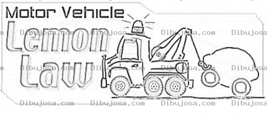 Dibujo para colorear Law Lemon Wisconsin Coloring Page To Print Para Colorear La Ley De Limon