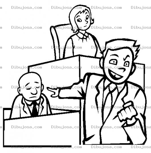 Dibujo para colorear Federal Criminal Defense Attorney Coloring Page