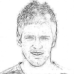 Dibujo para colorear Joe Cole Soccer Player Coloring Page Para Colorear Y Pintar