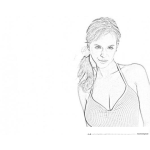 Dibujo para colorear Zuzana Drabinova Coloring Page Para Colorear Y Pintar
