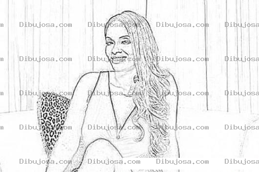 Dibujo para colorear Evelyn Lozada Coloring Page Para Colorear Pintar E Imprimir