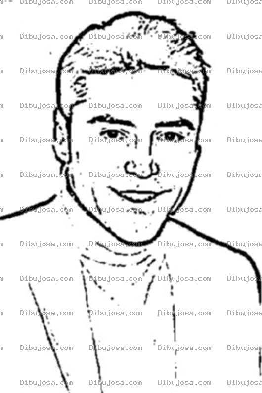 Dibujo para colorear Oscar De La Hoya Coloring Page Para Pintar Y Colorear