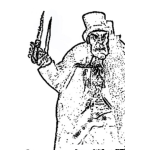 Dibujo para colorear Jack The Ripper Coloring Page Para Imprimir Y Colorear